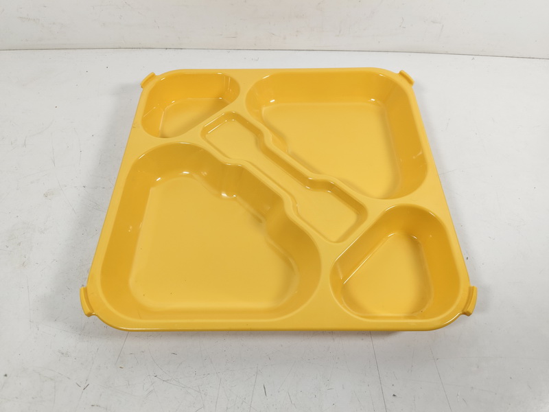 bandeja compartimentada comedor hosteleria colegio plastico 3.7x34x34 30u
